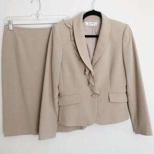Tan Tahari Skirt Suit